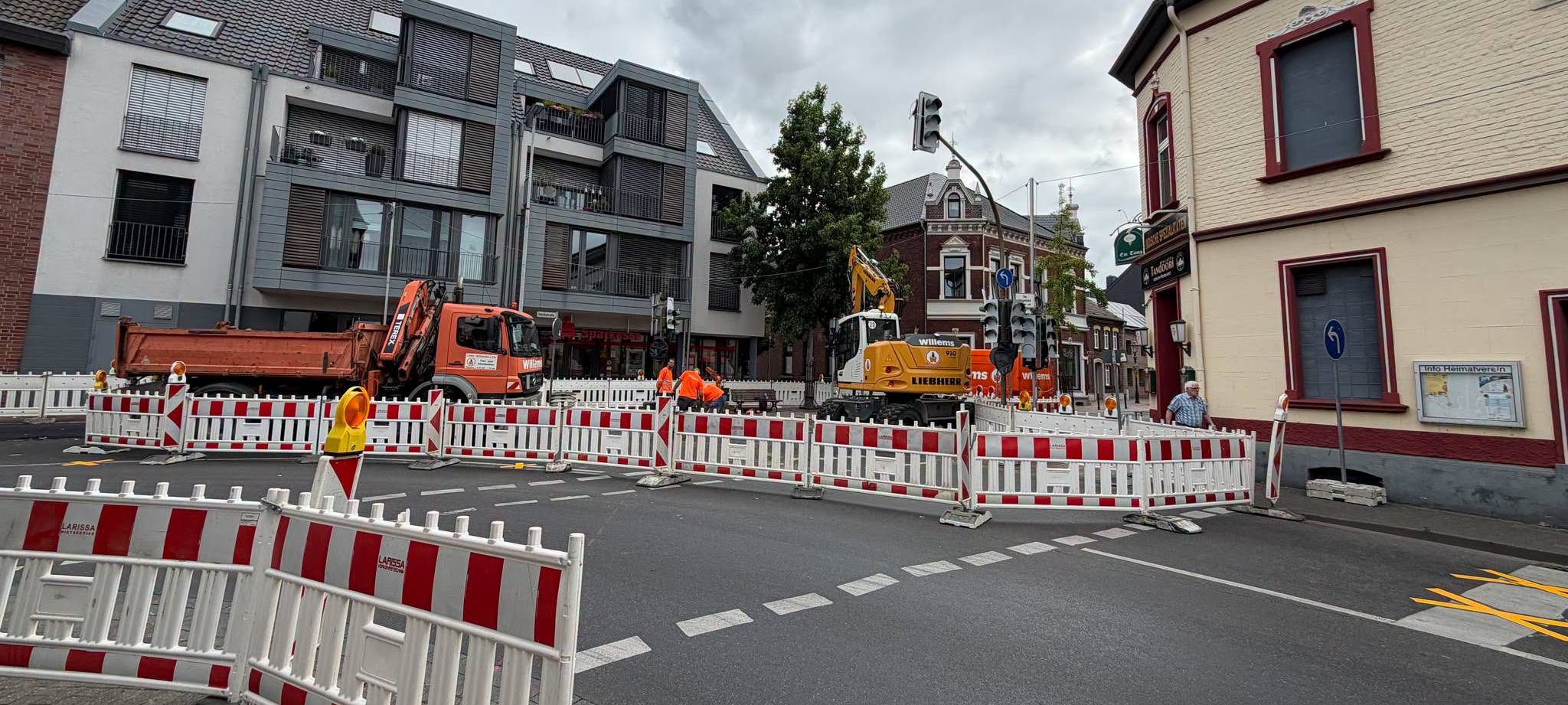 Sperrung in Willich endet früher