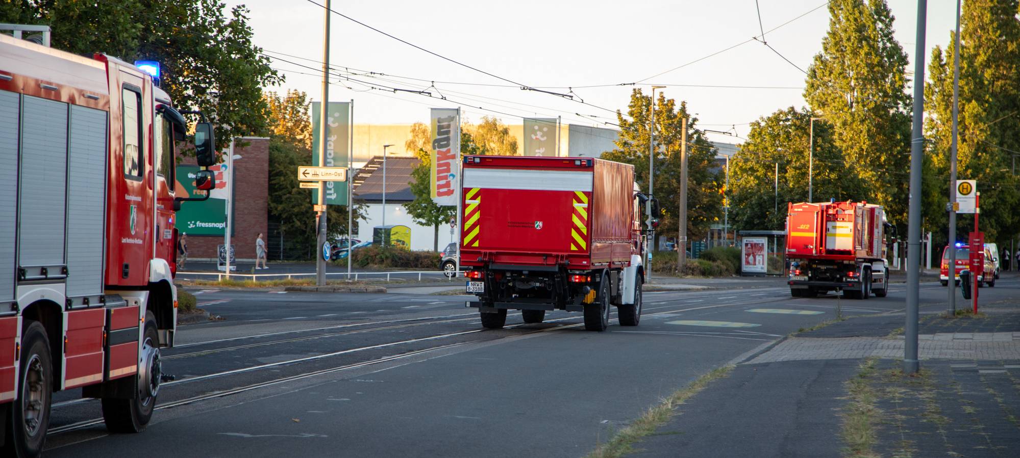 Feuerwehr Krefeld im Waldbrandeinsatz