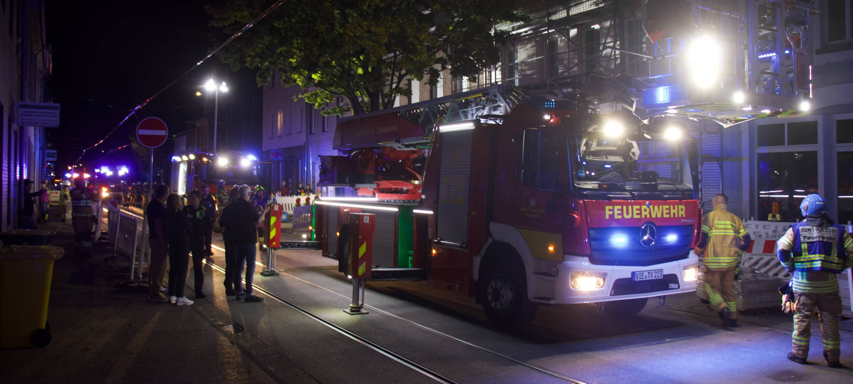 St. Tönis: Dachkonstruktion teilweise eingestürzt