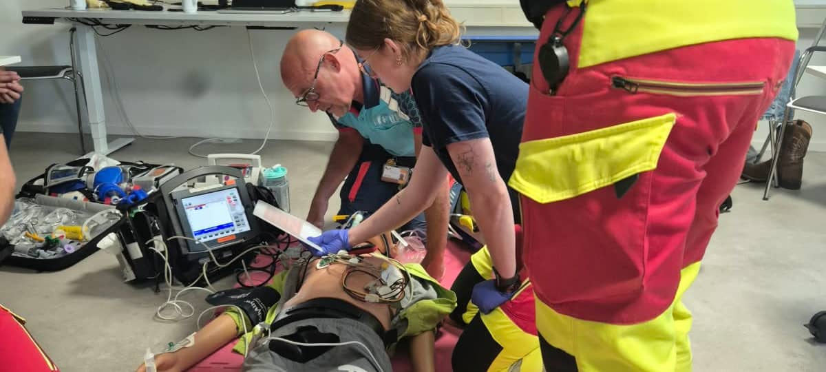 Rettungswache Nettetal übt mit Teams aus den Niederlanden