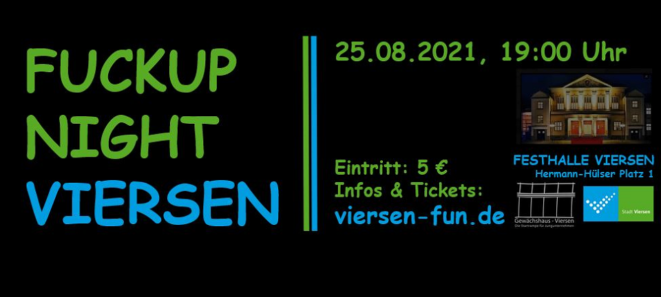 Erste "Fuckup-Night" in Viersen