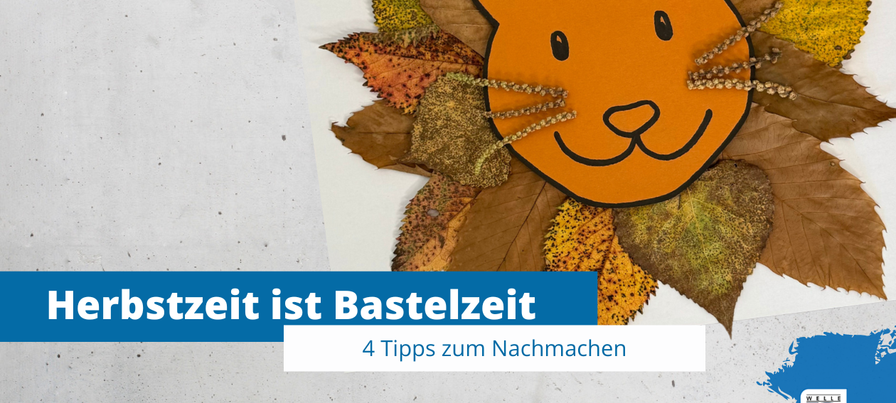 Herbstzeit ist Bastelzeit: 4 Ideen für lustige Blätter-Tiere