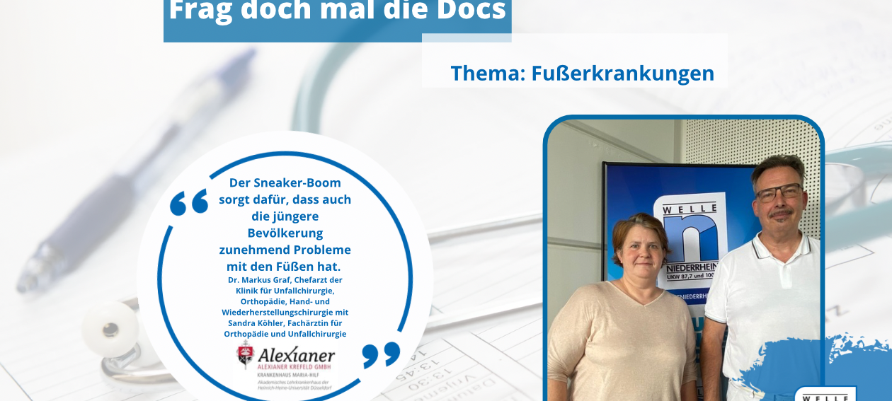 Frag doch mal die Docs: krankhafte Veränderungen am Fuß