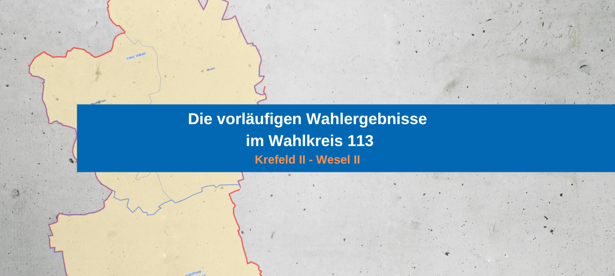 Die Ergebnisse aus dem Wahlkreis 113