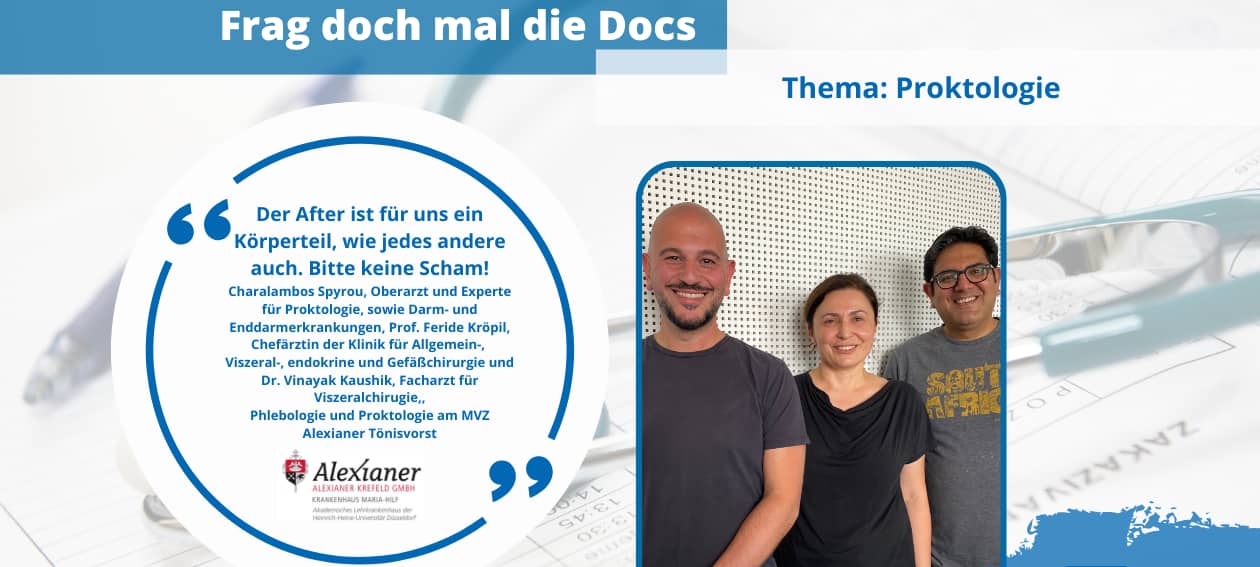 Frag doch mal die Docs: Proktologie