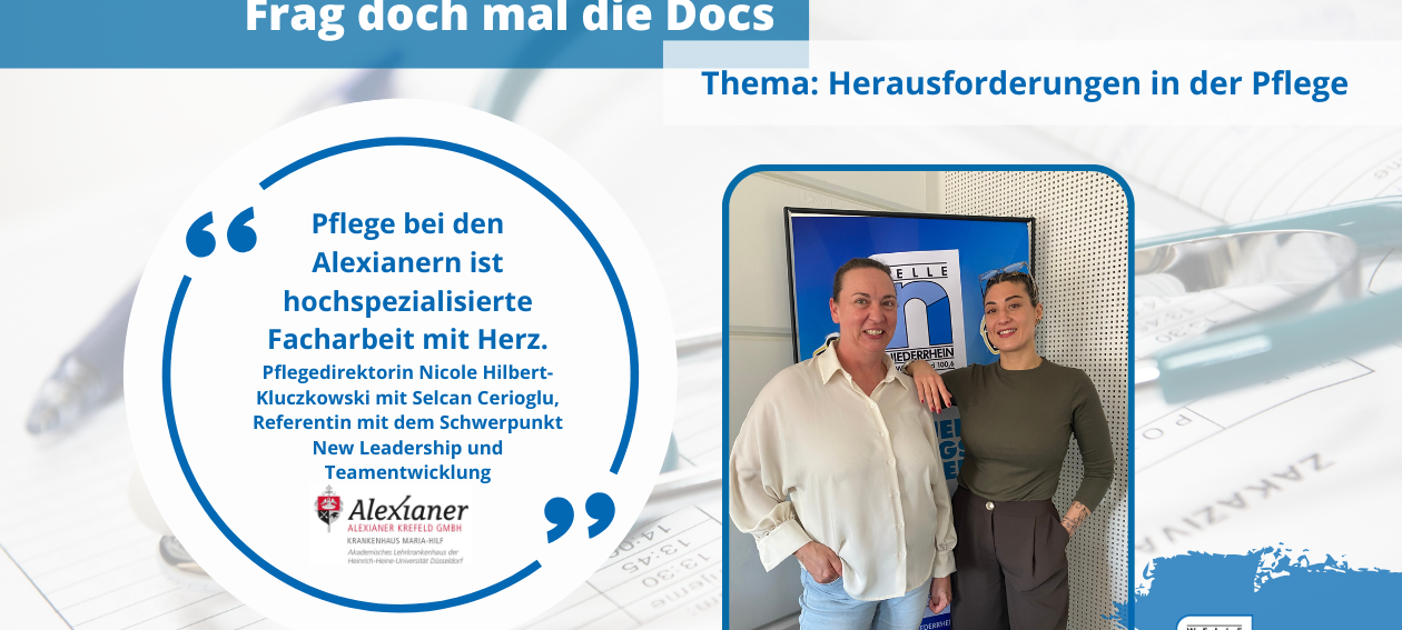 Frag doch mal die Docs: Herausforderungen in der Pflege