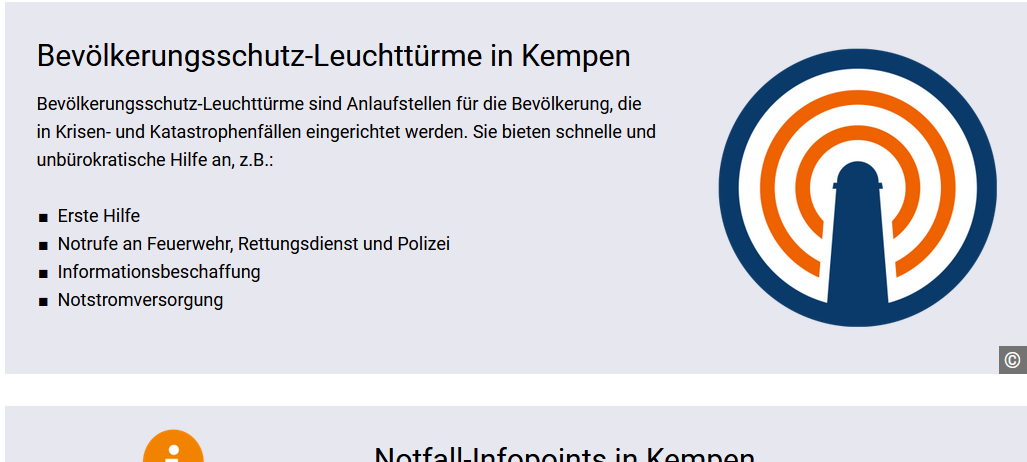 Notfall-Infopoints: Kempen rüstet sich für Krisen
