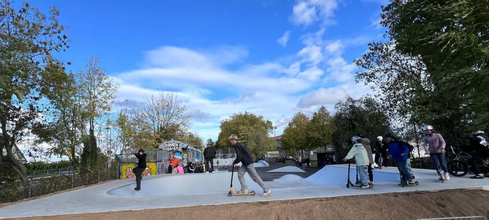 Willich: Neue Skateanlage am Bahnhof Anrath eröffnet