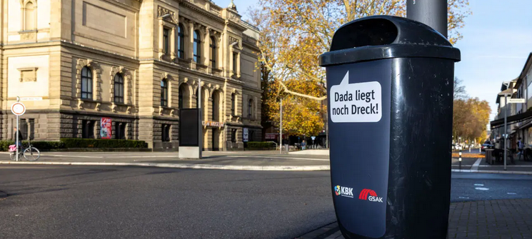 Krefeld: Humorvolle Sprüche für mehr Stadtsauberkeit