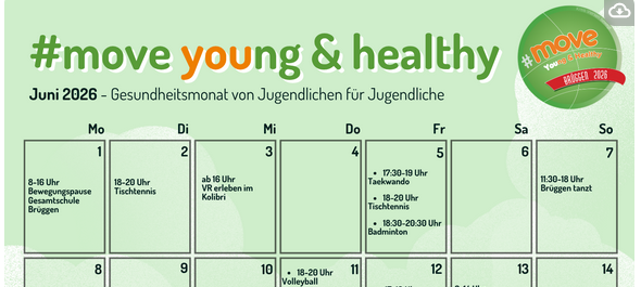 Gesundheitsmonat für Jugendliche in Brüggen