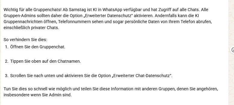 WhatsApp-Kettenbrief: Fakt oder Fake?
